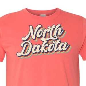 North Dakota Shirt, North Dakota Tshirt, North Dakota T-shirt, North Dakota State Shirt, North Dakota Gifts, Retro Shirt, Vintage Shirt
