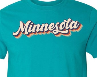 Minnesota Shirt, Minnesota Tshirt, Minnesota T-shirt, Minnesota State Shirt, Minnesota Gifts, Retro Shirt, Vintage Shirt