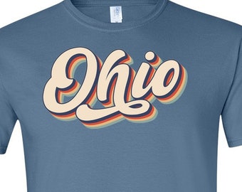 Ohio Shirt, Ohio Tshirt, Ohio T-shirt, Ohio State Shirt, Ohio Gifts, Retro Shirt, Vintage Shirt