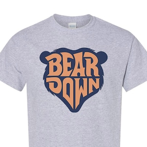 Bear Down / Chicago Football Team / Shirt / Unisex / Gift / Football / Retro