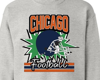 Chicago Football Sweatshirt / Chicago Football Team / Sweatshirt / Unisex / Gift / Football / Retro