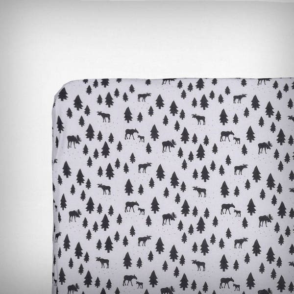 Fitted bed sheet  60 x 120 cm | FOREST