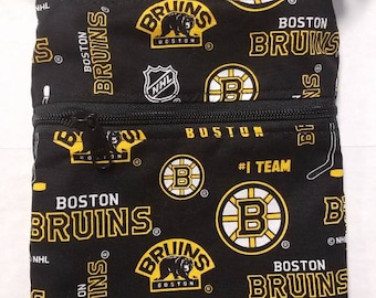 NHL Boston Bruins inspired Small Crossbody Adjustable bag stadium