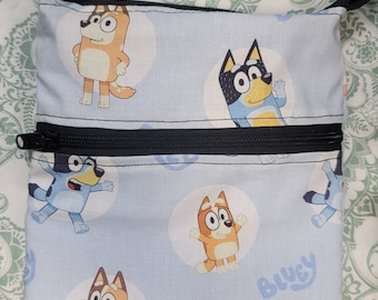 BLUEY inspired crossbody bag