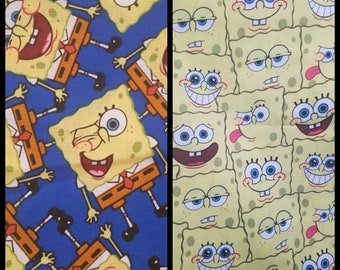 Pick your fabric!! -Spongebob inspired Small Crossbody Adjustable bag