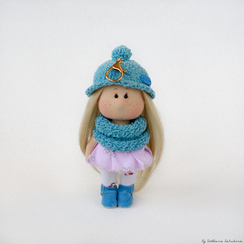 Hangbag Charm Doll Keychain on Bag Fabric Doll Cute Keychain Etsy