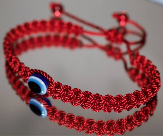 Red String Kabbalah Bracelet Evil Eye Good Luck Protection Gift Men Women |  eBay