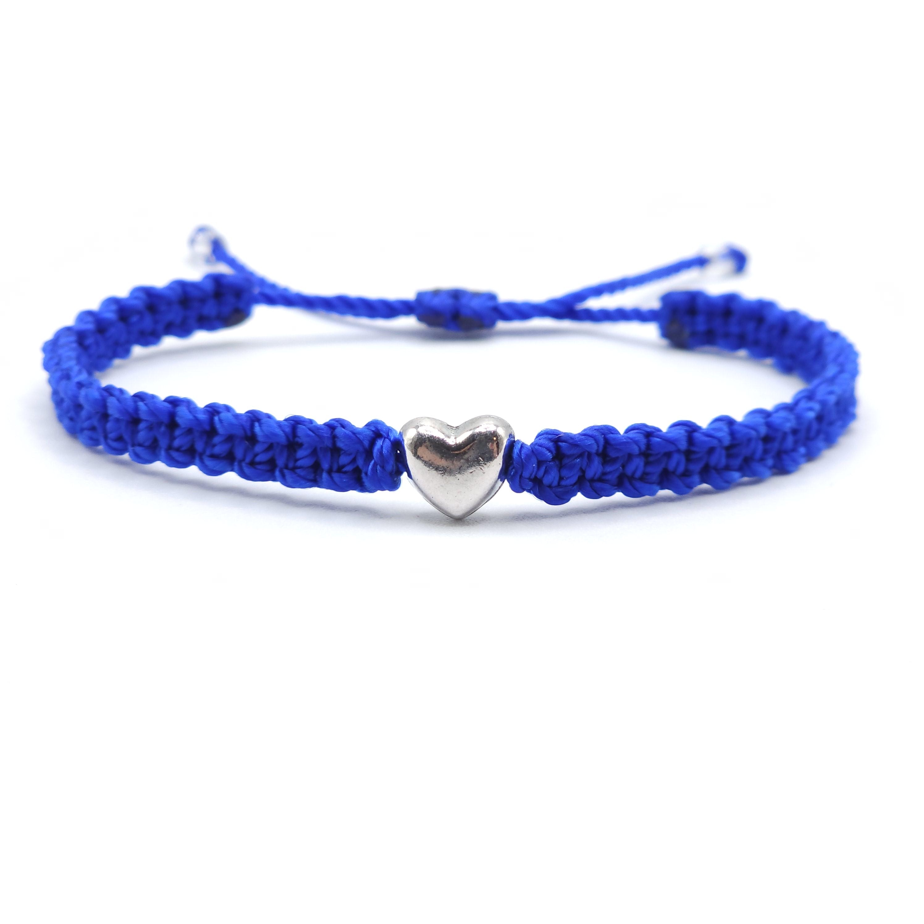 Blue Heart Bracelet