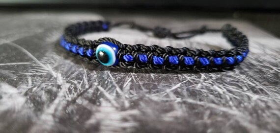 Thin Blue Line Bracelet Tutorial