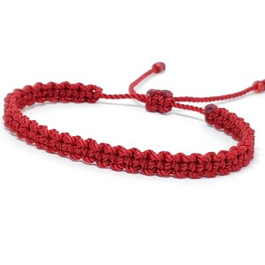 red string evil eye protection wristband, good luck bracelet for man and woman image 2