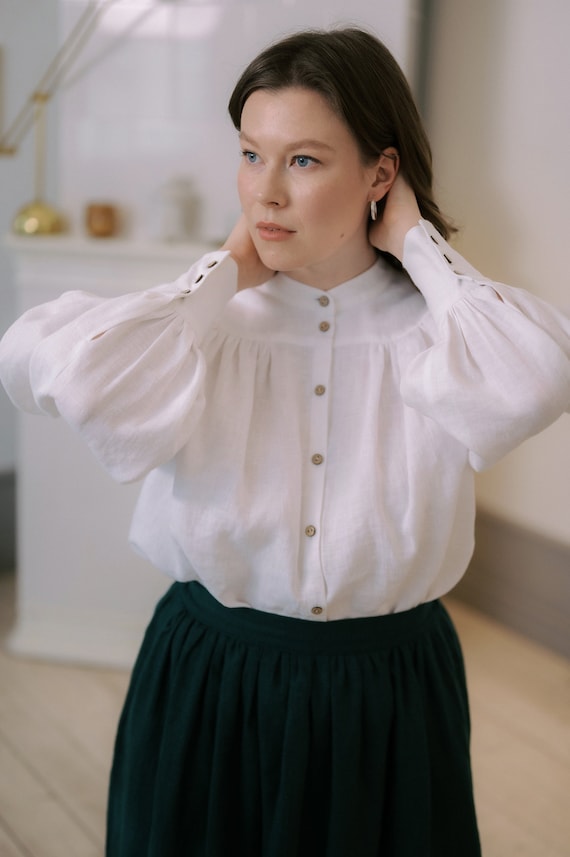 Victorian collar shirt sales