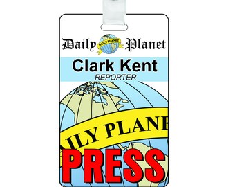 Lois Lane Everyday Environment Push P Novelty Identity Badge for picture about Clark Kent Press Pass Printable called Lois Lane Everyday World Push P Novelty Identification Badge for