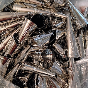 Jingle dress cones 100 Adult silver
