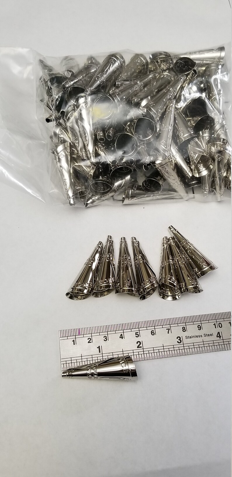 Jingle dress cones tin child size Etsy