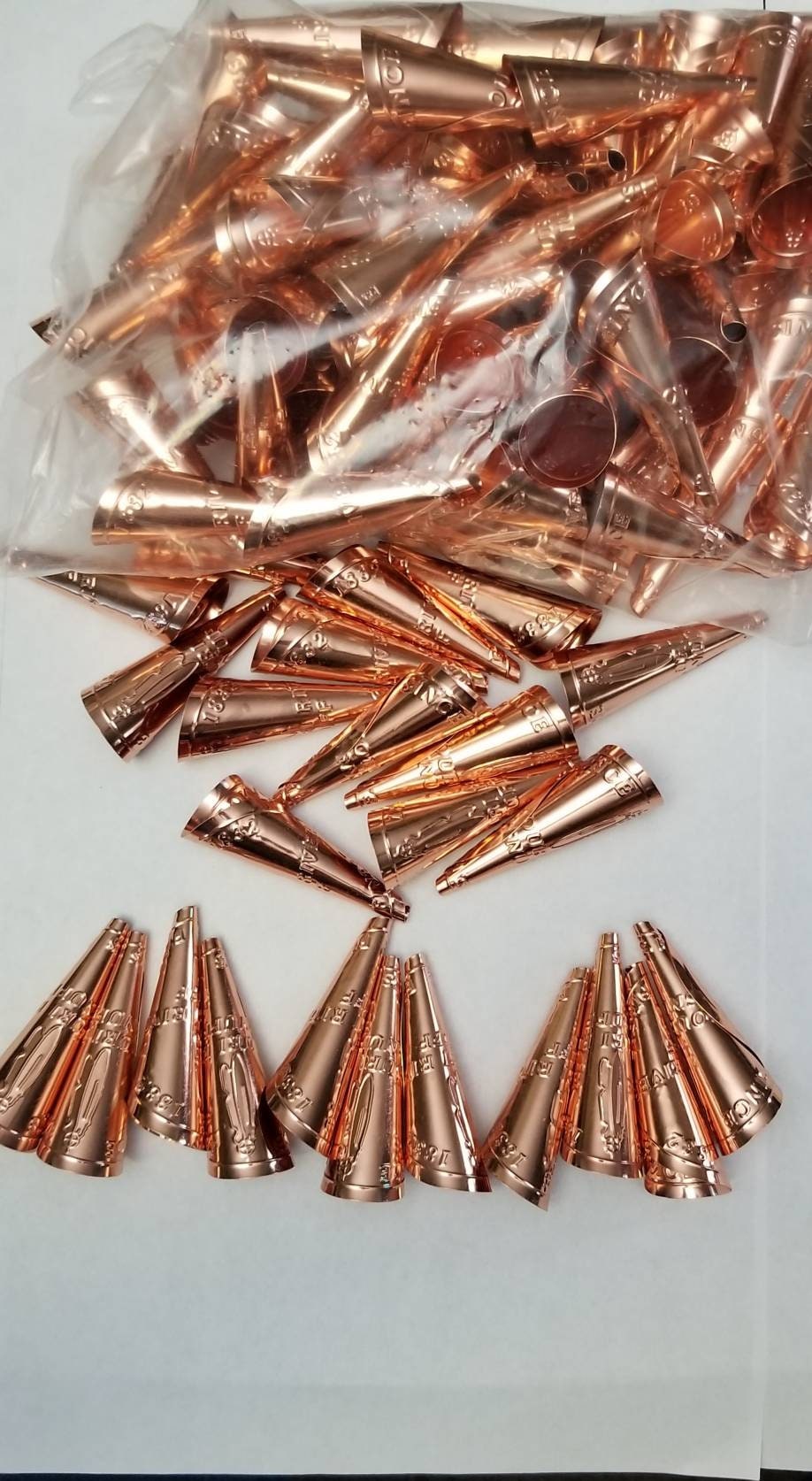 Jingle dress cones copper ADULT size Etsy