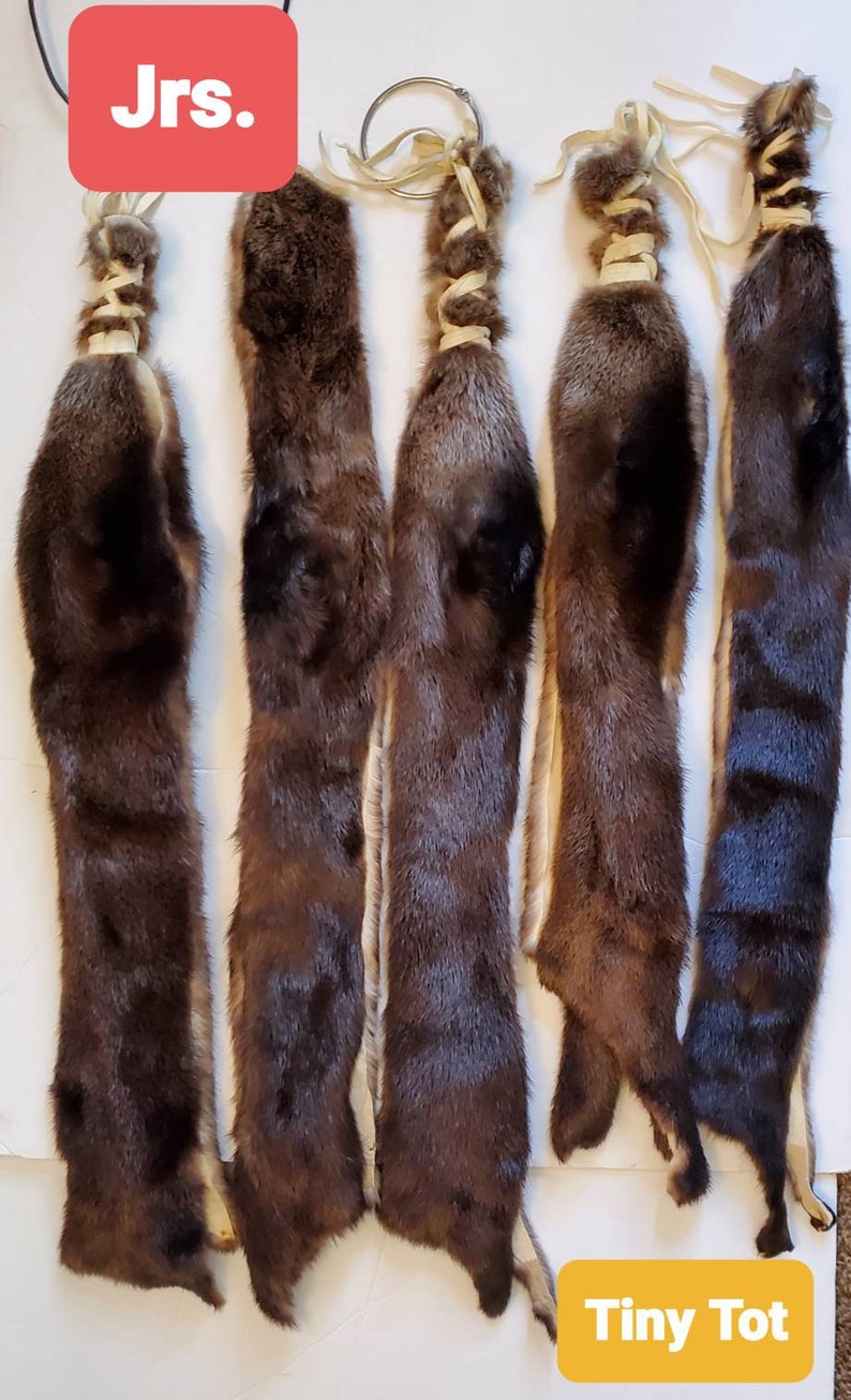 Otter Hair Wraps With Leather Regalia - Etsy