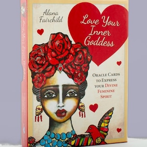 INNER GODDESS Orakel Liebe Ihre neue SEALED Box 44 Card Deck w / Anleitung Buch Alana Fairchild Lesetuch & Tasche Tarot feminine göttliche Energie
