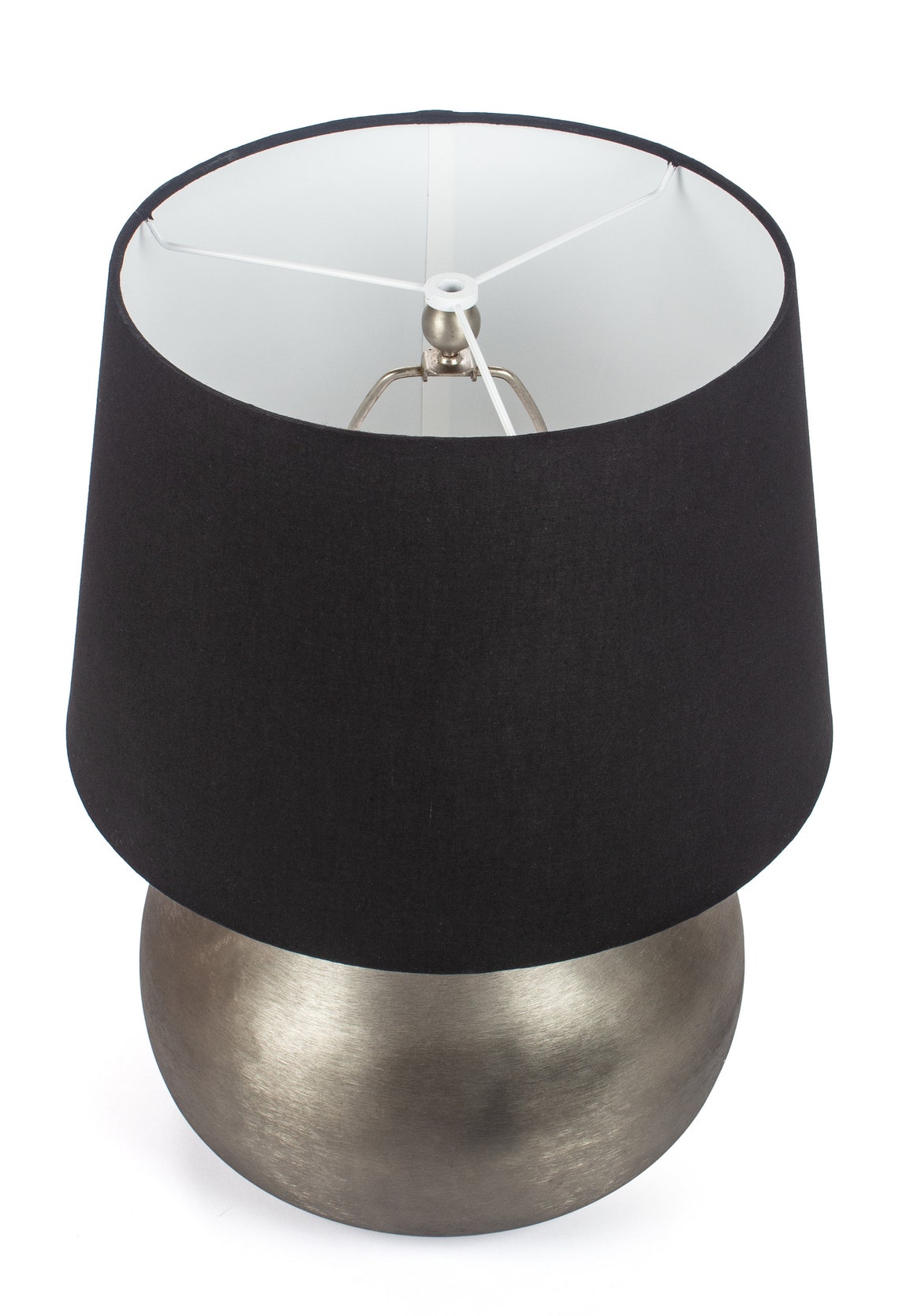 Table Lamp – Textured Aluminum Stand Red Fig Home Table Lamp with Metal