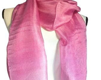 Silk scarf " Pink cloud"