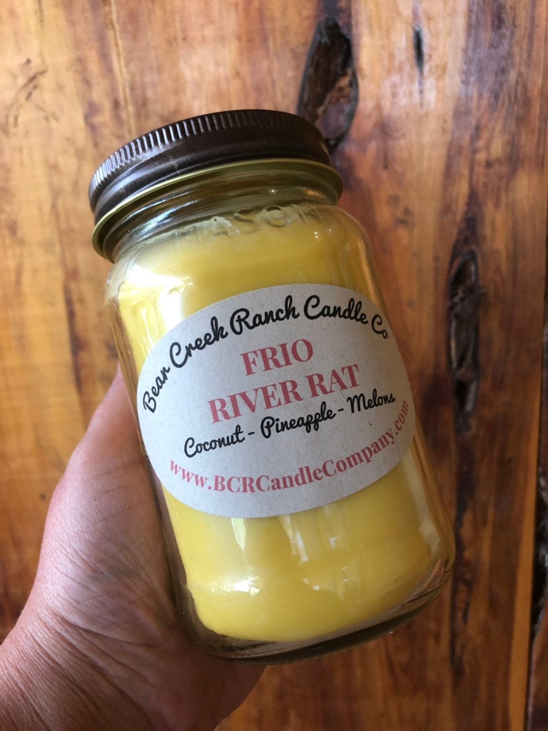 FRIO RIVER RAT / Scented Candles / Soy Blend Candles / Hand Etsy