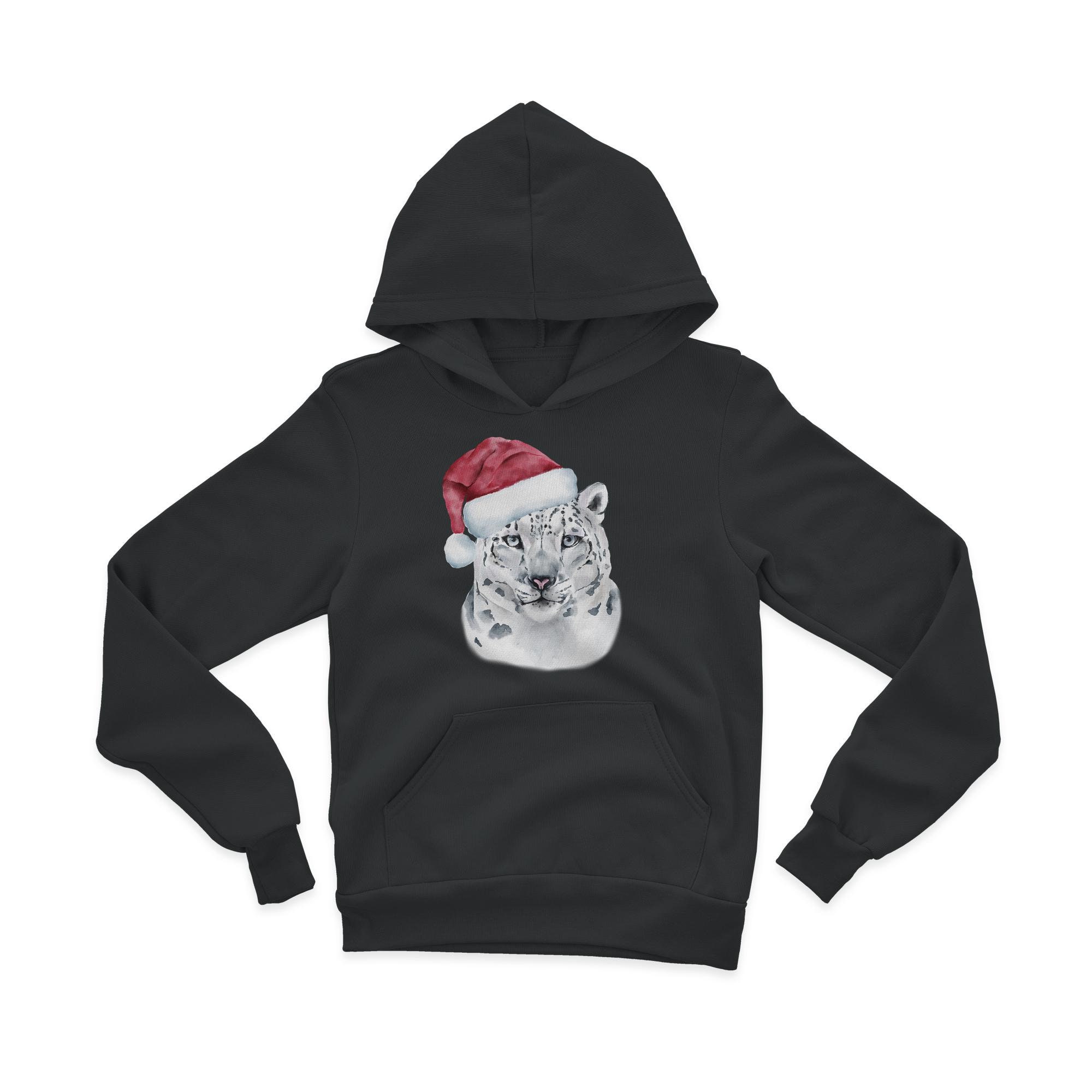 Snow Leopard Hoodie - Etsy