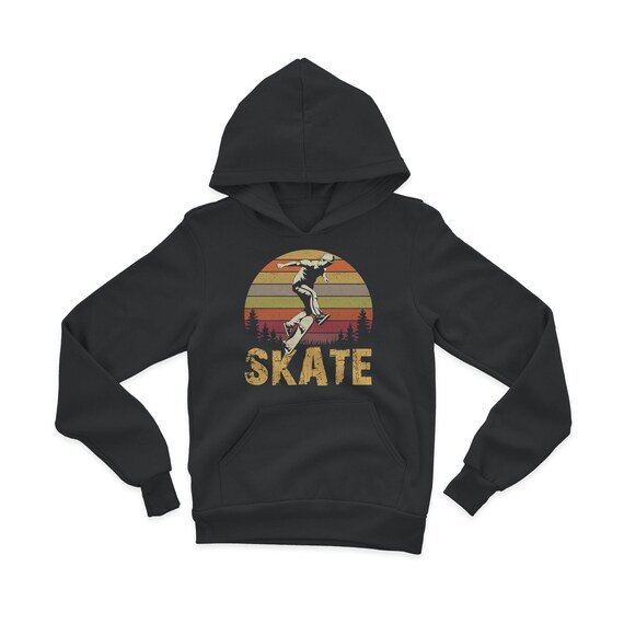 Orange skate hoodie sales