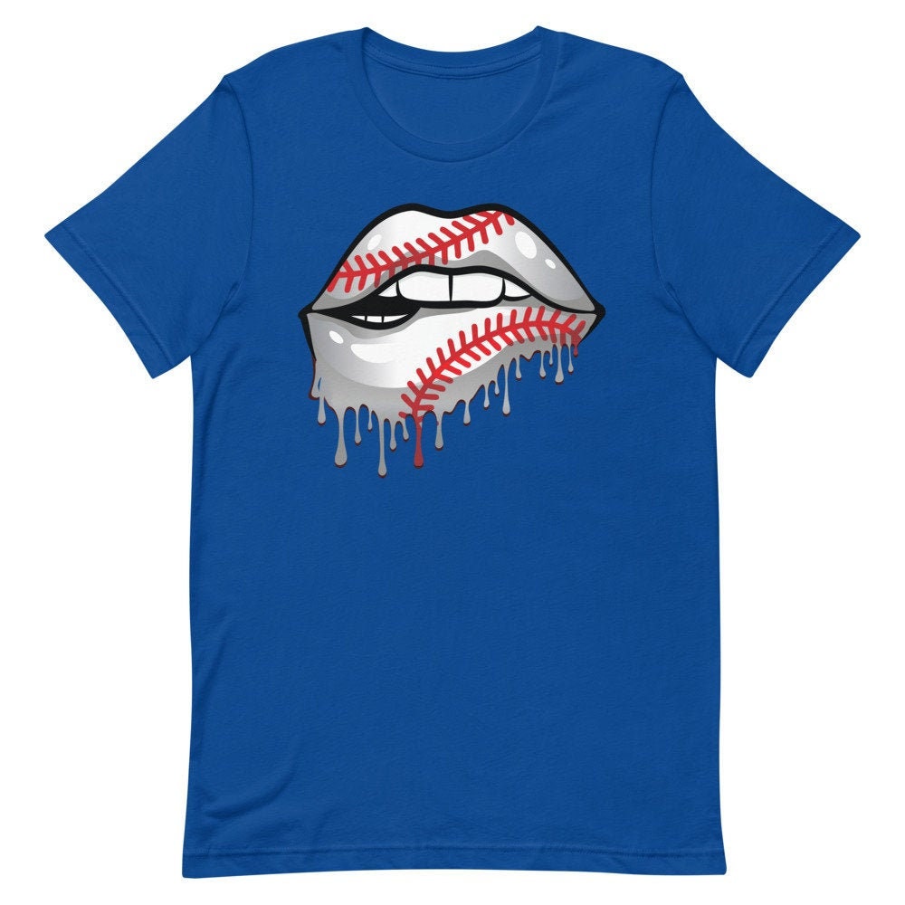 Baseball Mouth, Dripping Lips Gift for Women Tshirt Etsy UK