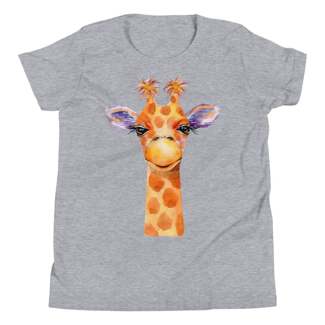 Giraffe Gifts for Kids Who Love Giraffes Youth Short Sleeve - Etsy