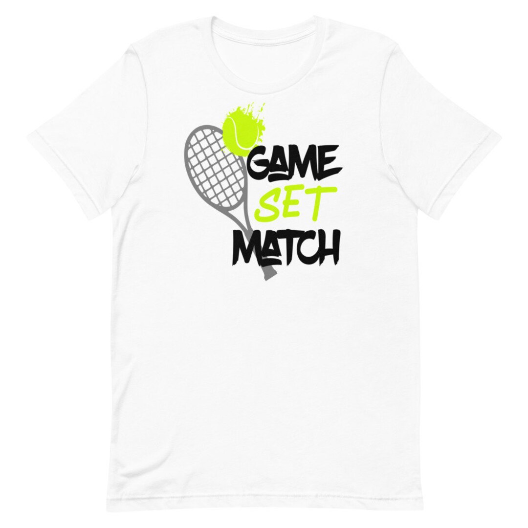 Tennis Game Set Match Design Gift for Tennis Players or Fans - Etsy