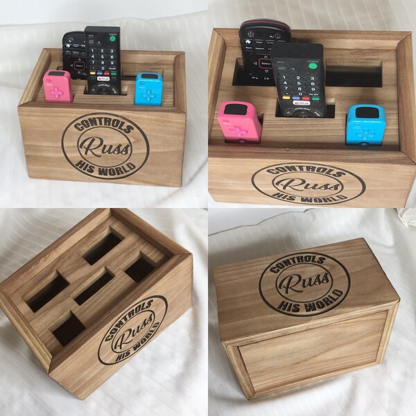 Remote Control Holder Etsy