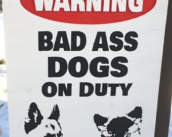 Beware of Dog Personalized Wood Sign