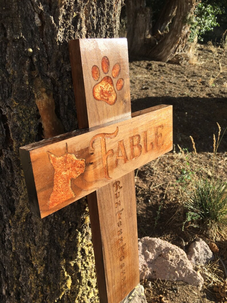 Personalized Engraved Pet Name Memorial Grave Marker Etsy