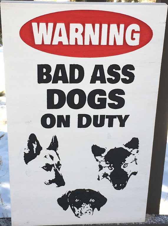 etsy beware of dog sign
