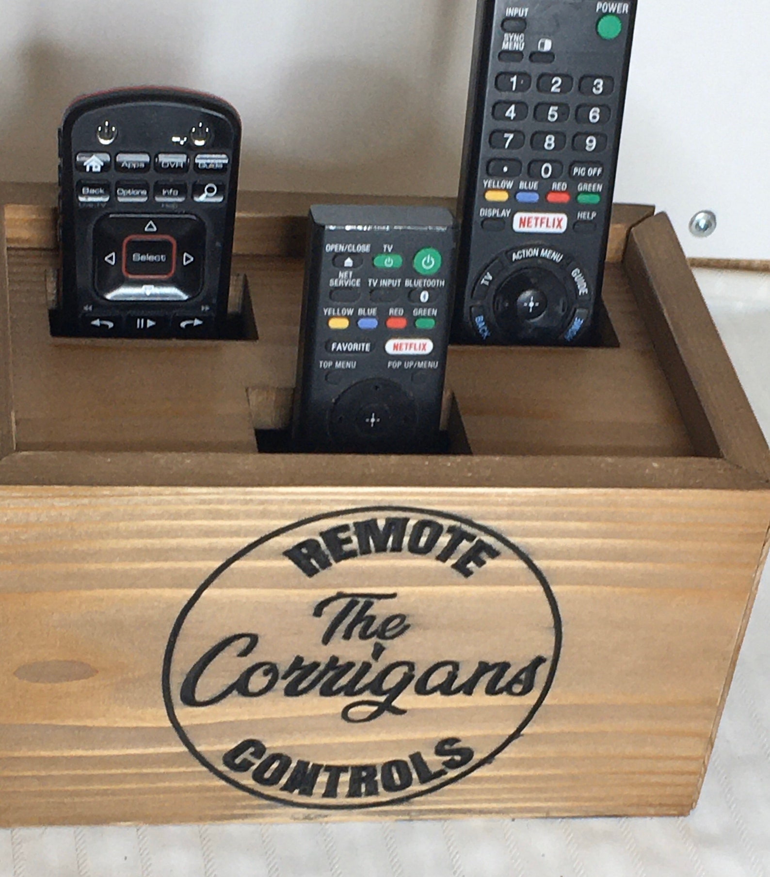 Personalized Remote Control Holder Etsy