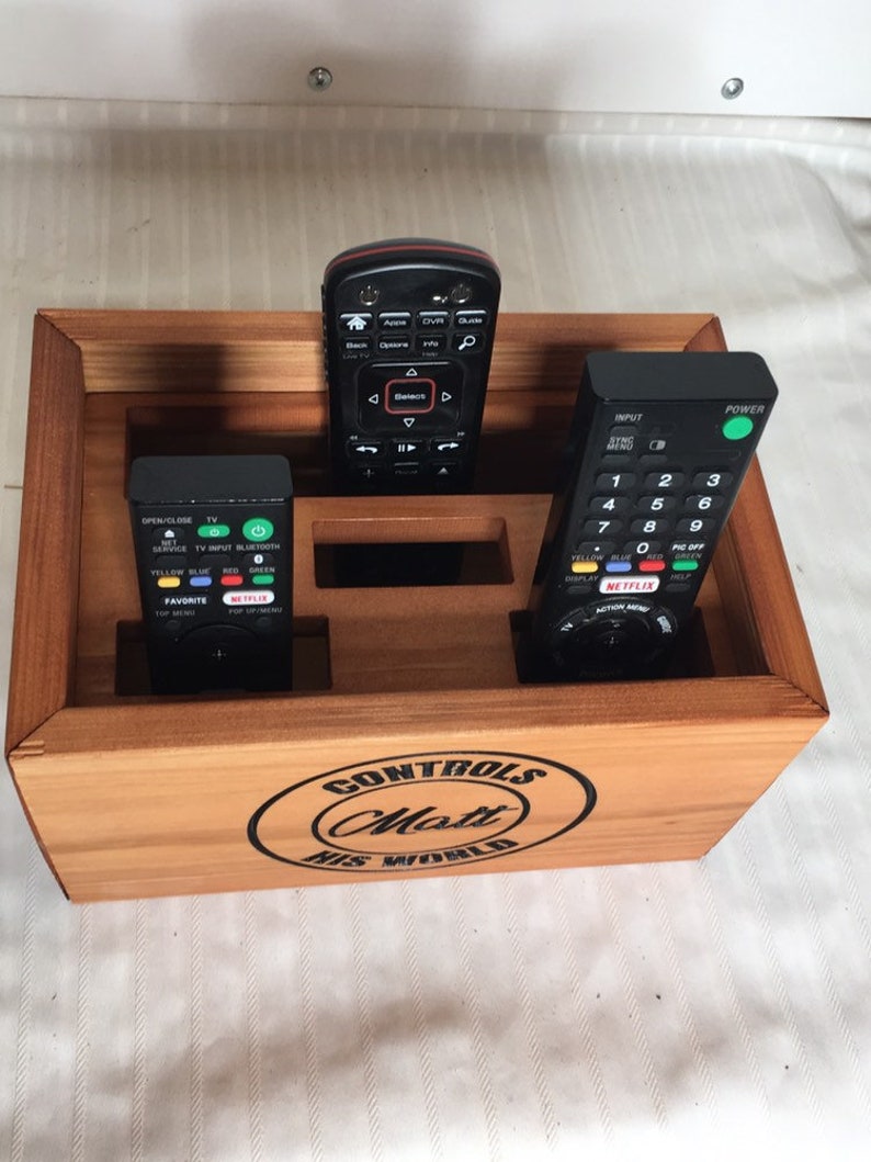 Personalized Remote Control Holder Etsy