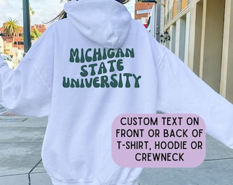 Custom College Hoodie, Custom University Sweatshirt