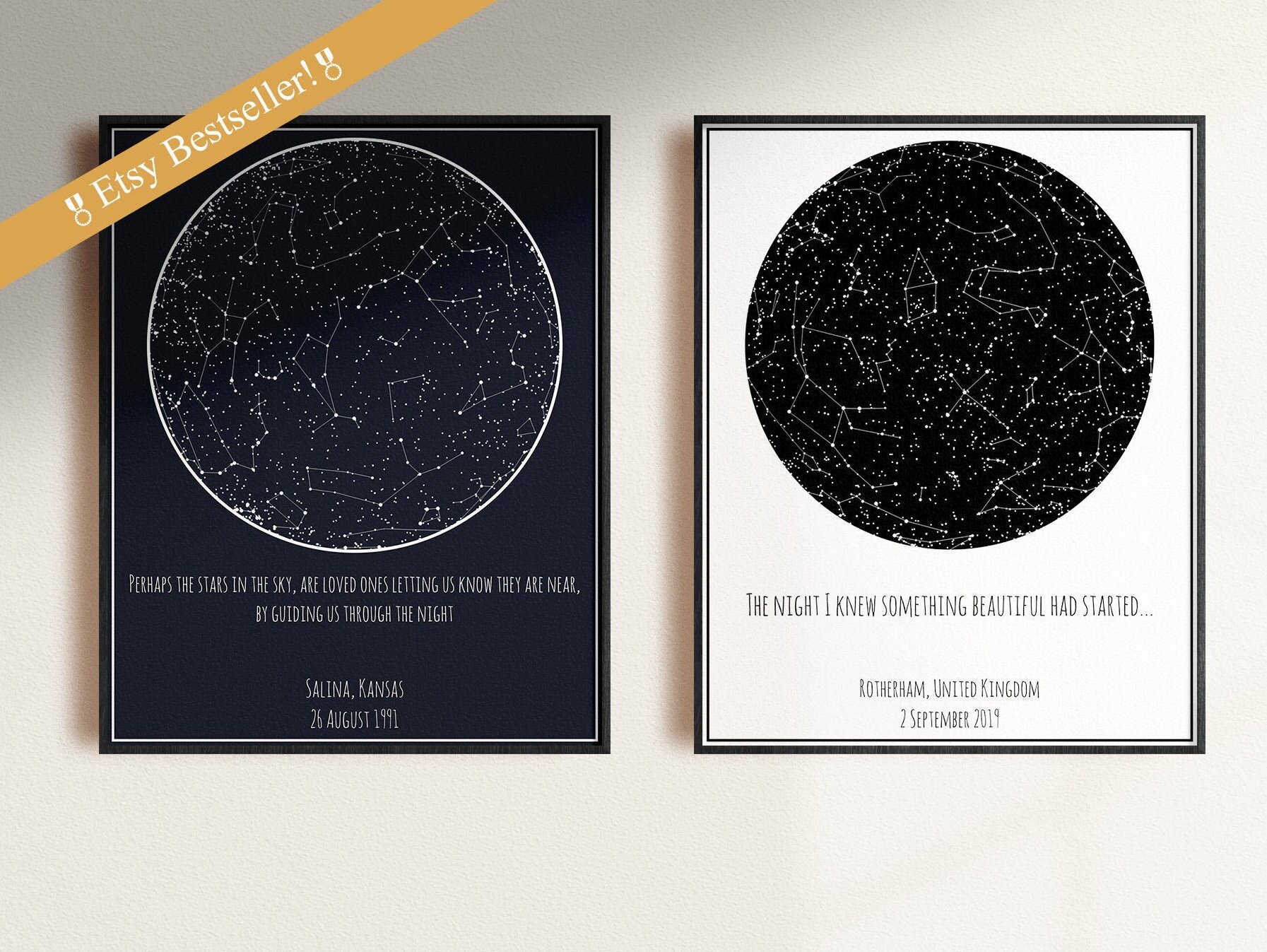 Personalized Night Sky Star Map Personalized Night Sky Star Map Printable Image Digital | Etsy Singapore