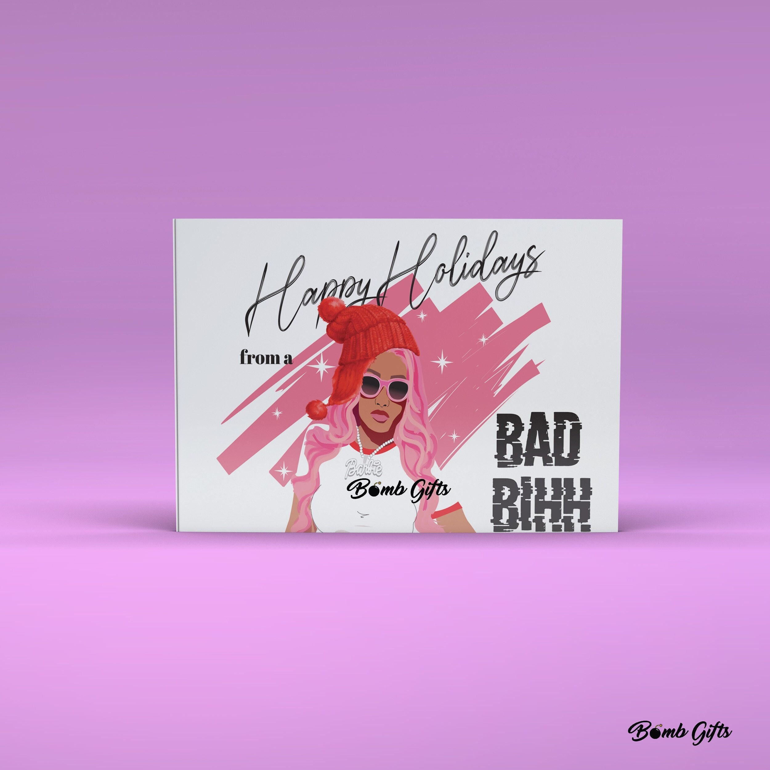 Nicki Minaj, Nicki Minaj holiday card, Freaky Girl, Pink Friday Celebrity  Holiday card, Queen radio, Barbie, The barbz, Onika, Pink Friday - Etsy  België, image size:2500x2500