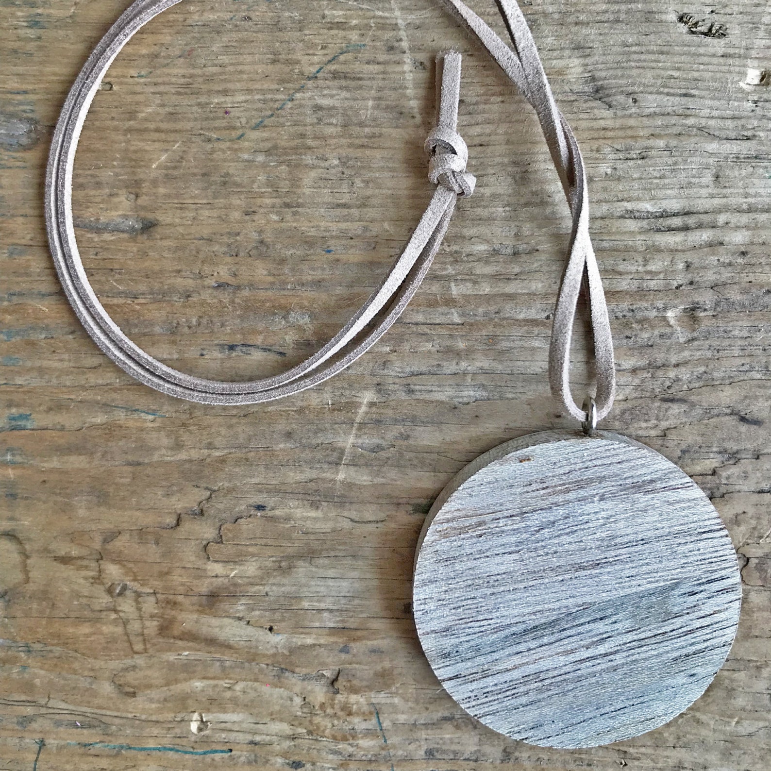 Leather Strap Necklace With Pendant Stocking Stuffer Gift Etsy Canada