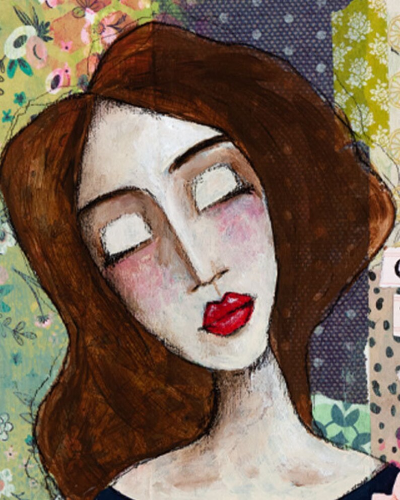 A special gift for your best friend Friendship quote mixed media art print.