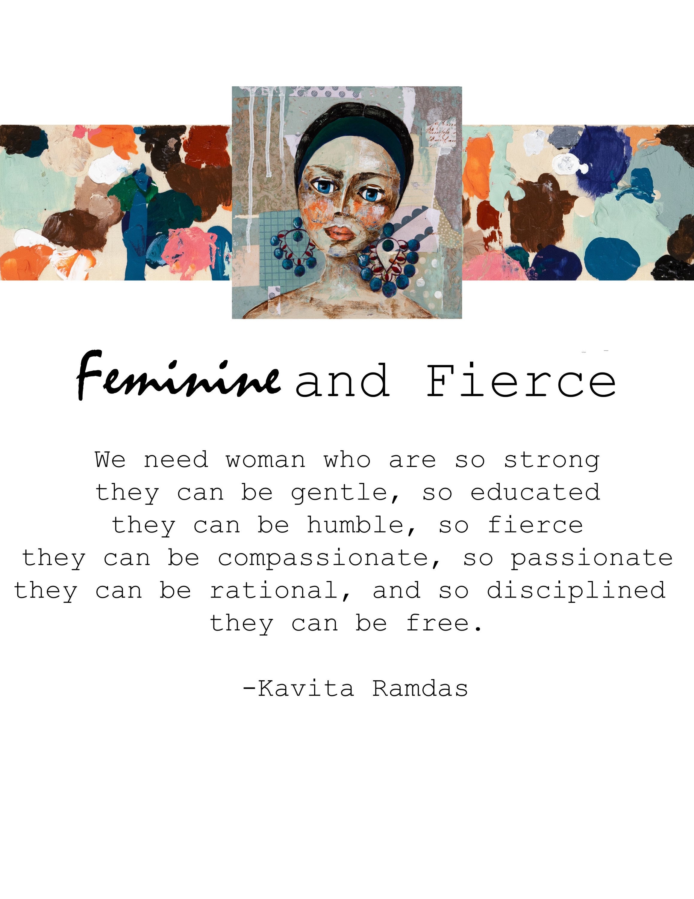Strong Woman Art Print - adzfxpo