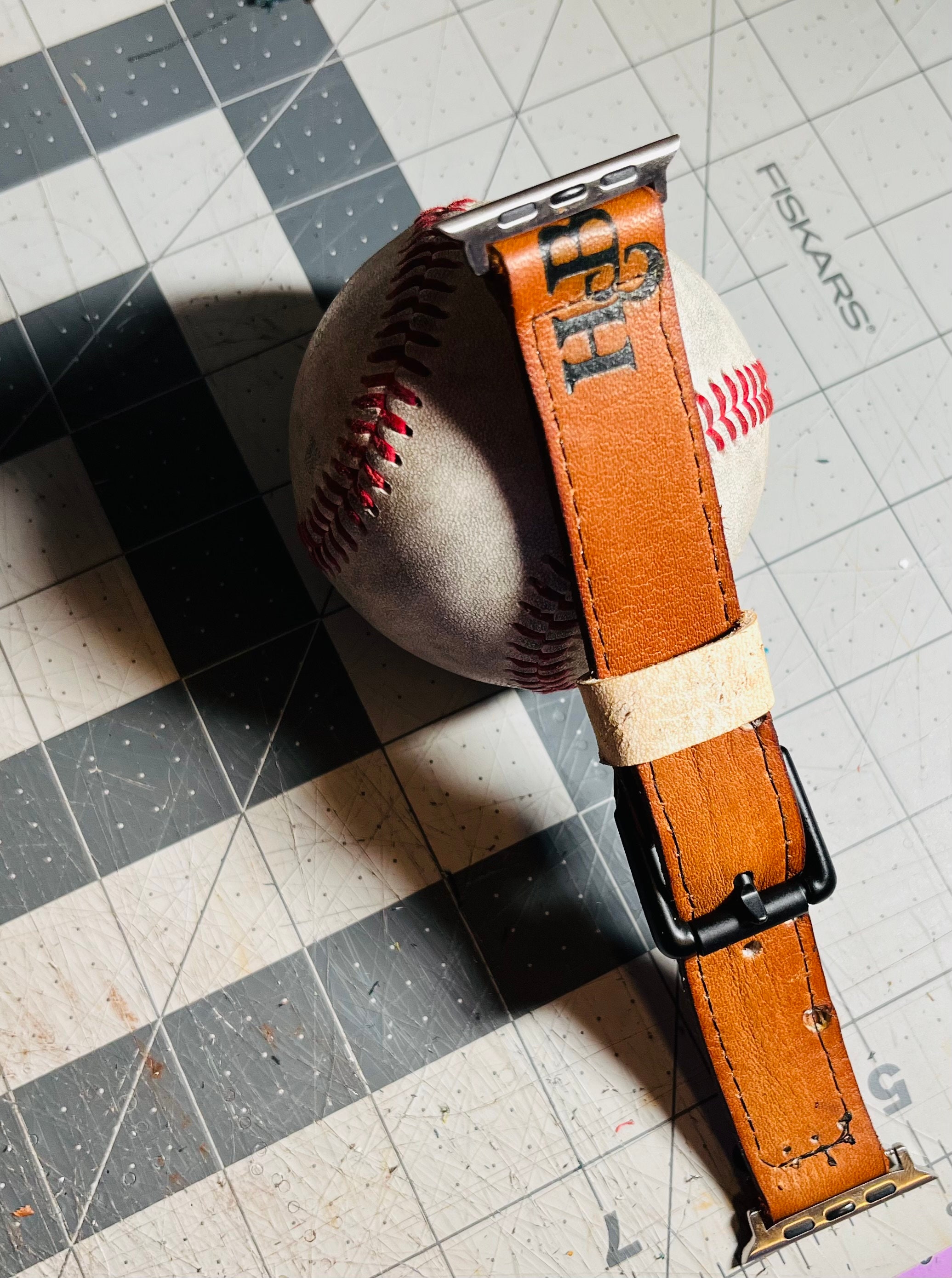 Baseball glove watch straps !! #StrapsbyBoneshaker