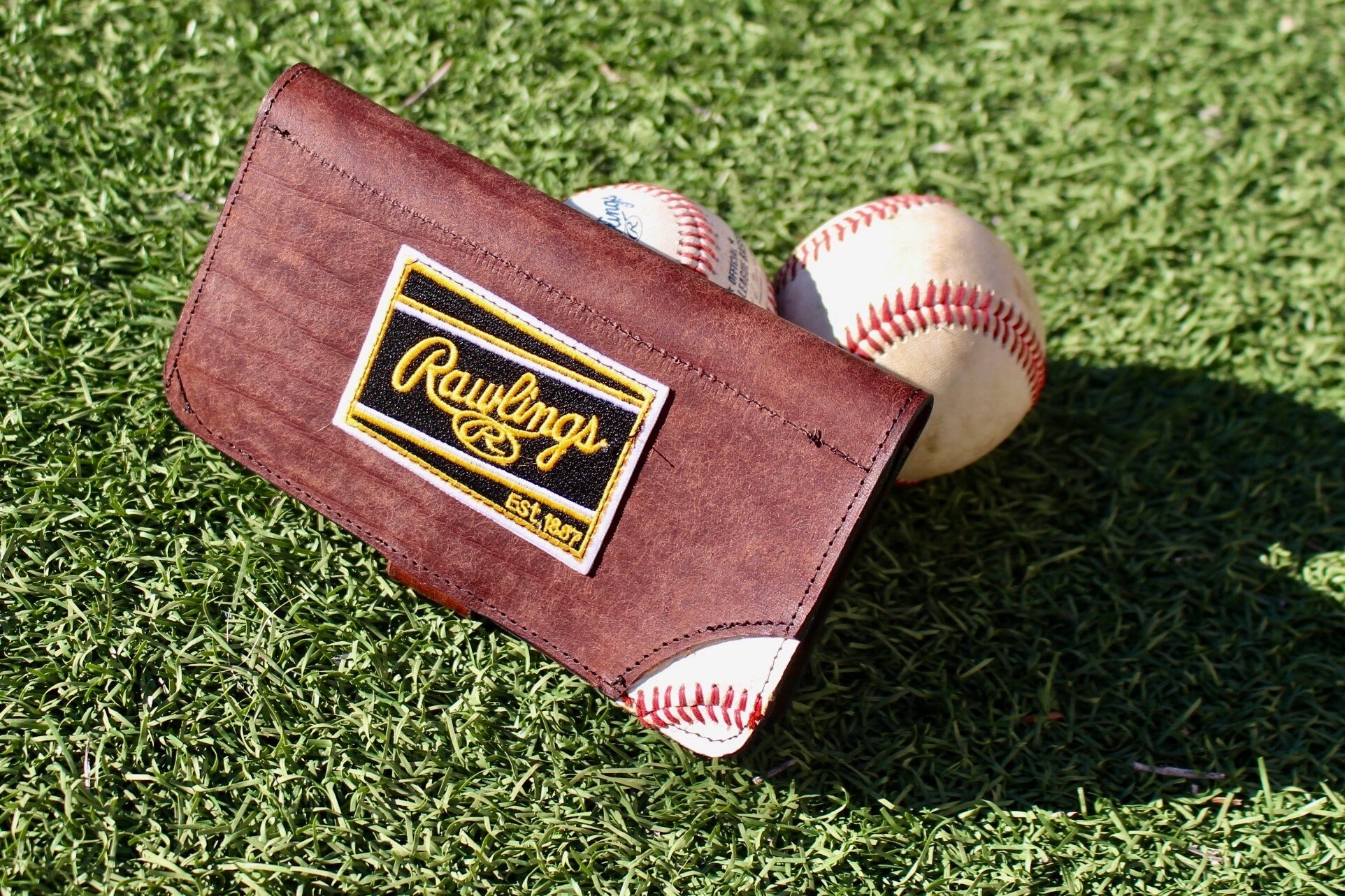 Long Wallet Made From Vintage, Baseball Glove Leather - Etsy