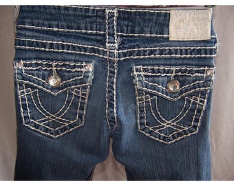 Pantalones cortos LA IDOL RHINESTONE con bolsillo de solapa y bonitas costuras, talla 3