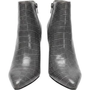 Comfort Est 1946 dameslaarzen maat 8, grijs met slangenprint en ritssluiting aan de zijkant, 7,5 cm hak.
