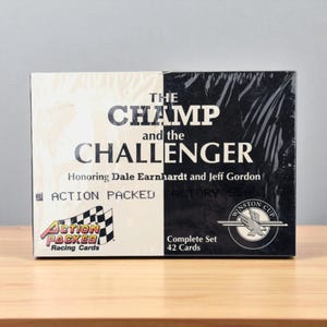 1994 The Champ and the Challenger Action Packed Racing Cards | Dale Earnhardt | Jeff Gordon | Factory Sealed