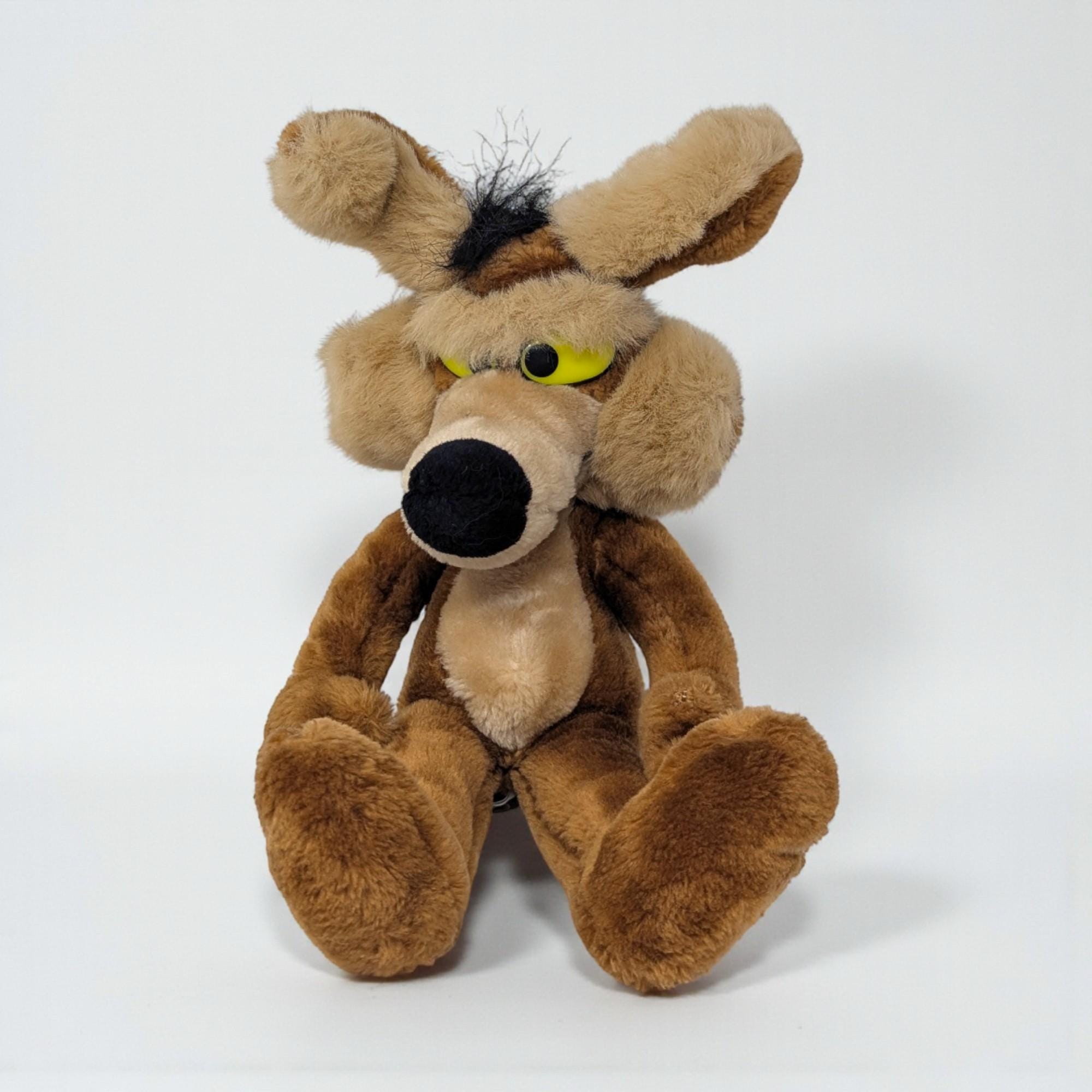 Warner Bros Wile E. Coyote 限定1990年代未使用品 1990 Warner Bros Wile E. Coyote Plush: Looney Tunes Stuffed Animal