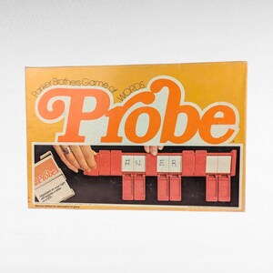 Juego de sonda Parker Brothers de 1977, juego de palabras vintage, juego familiar, juego educativo, juego coleccionable, juego retro