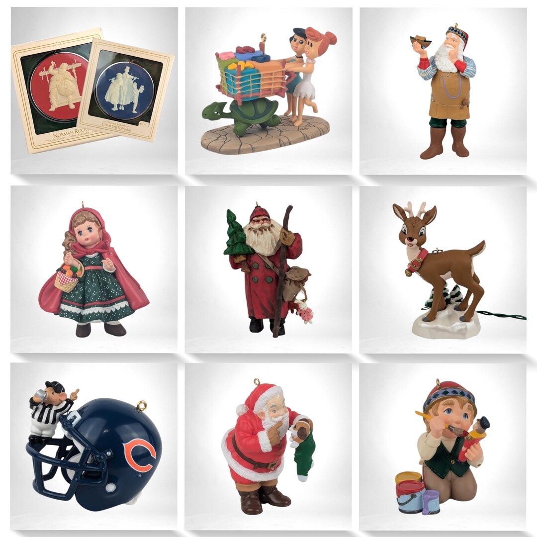 Vintage Hallmark Ornaments, Your Choice, Norman Rockwell, Little Red