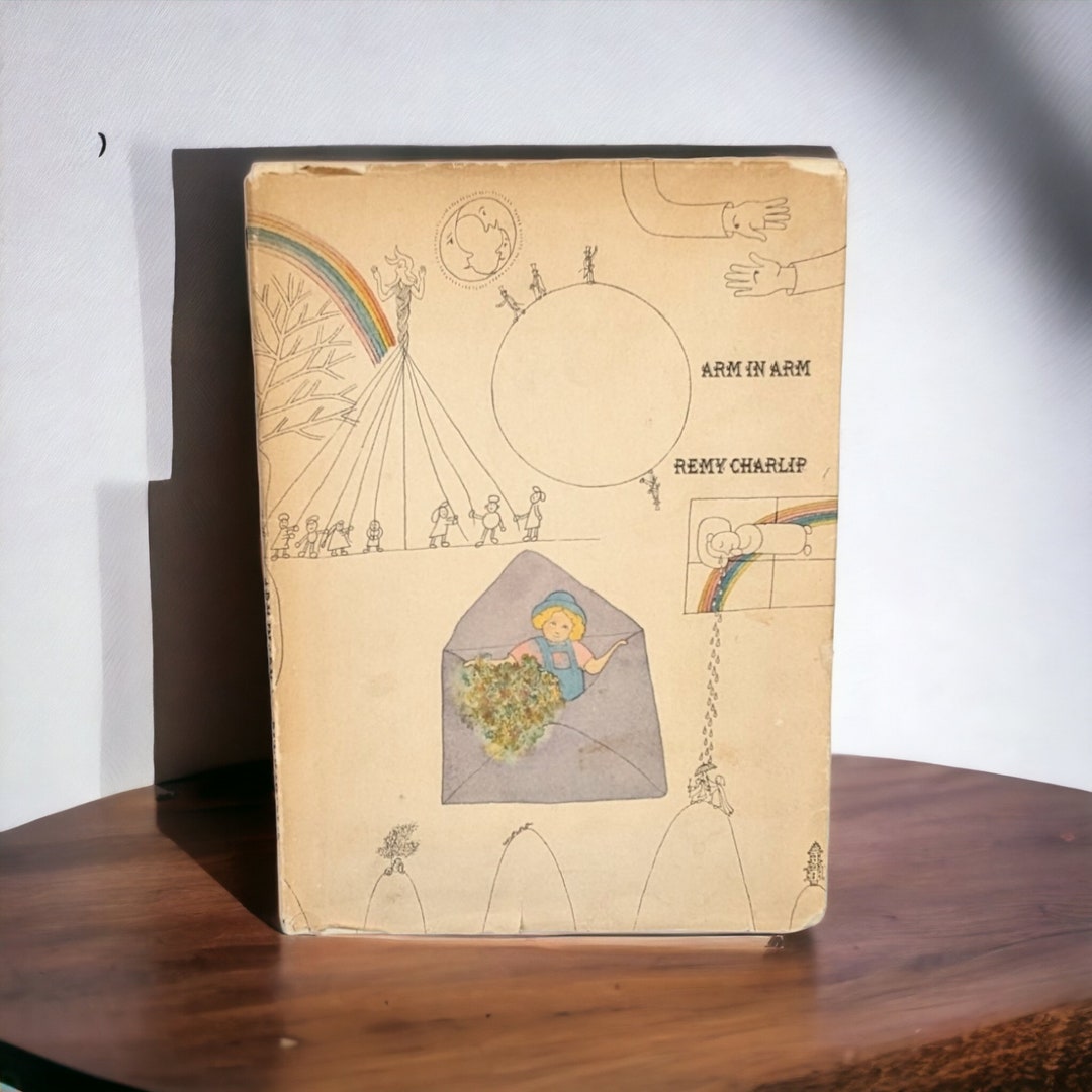 1969 Arm in Arm by Remy Charlip Hardcover Book A Whimsical Etsy
